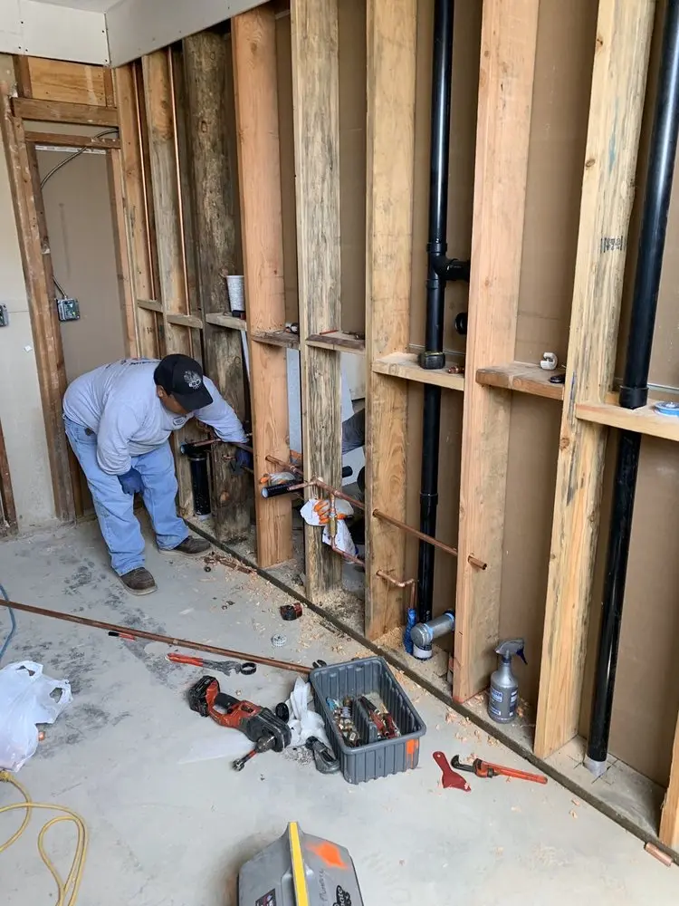 Commercial rough-in plumbing for Gas Line Repair in Reels Mill